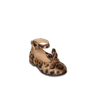 Aquazurra Leopard Jacquard Baby Shoe Size 20